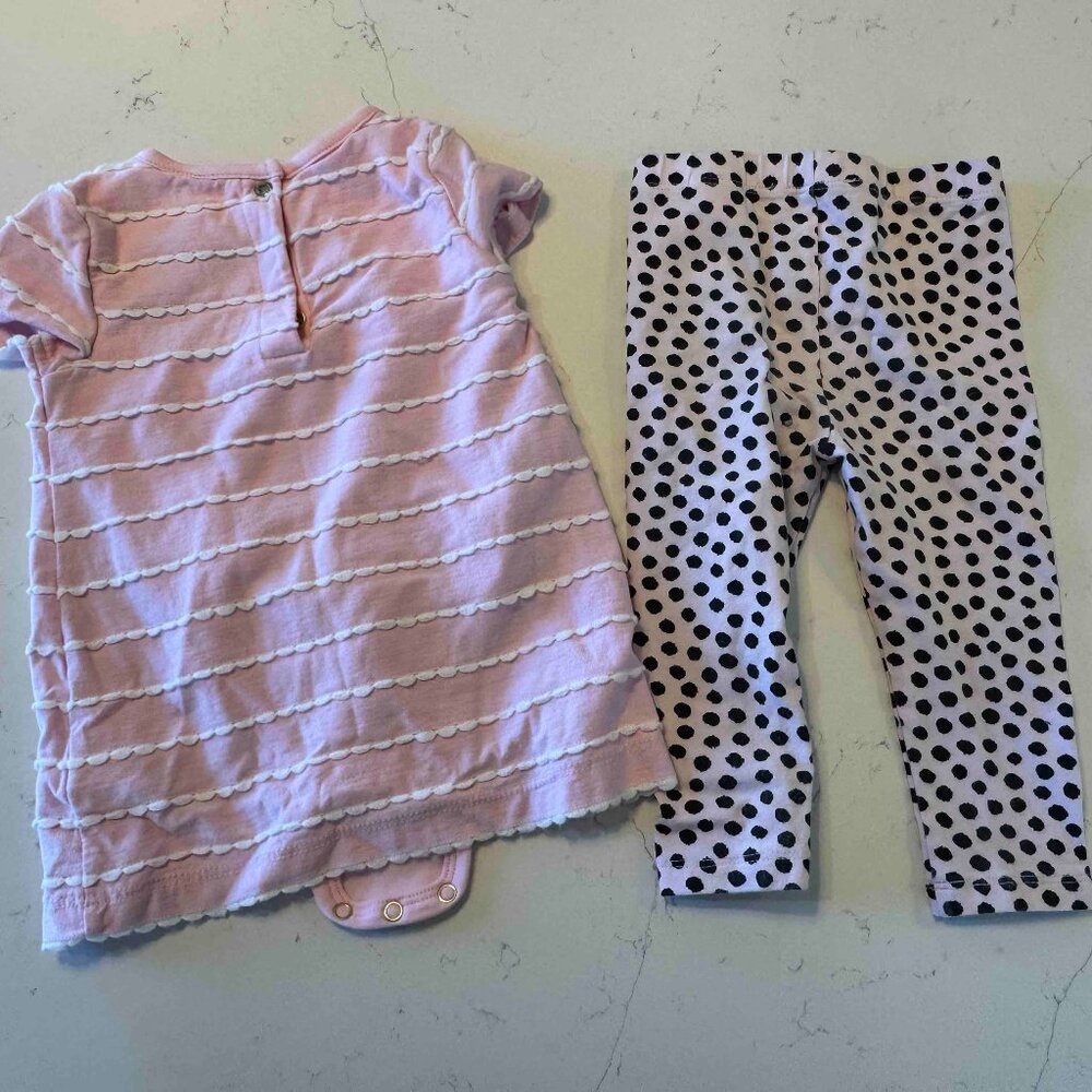 Kate Spade Baby dress with bloomers attached 6-9m - Picture 2 of 5